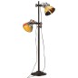 vidaXL Stehlampe mit 2 Lampenschirmen Mehrfarbig E27 vidaXL Stehlampe mit 2 Lampenschirmen Mehrfarbig E27