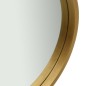vidaXL Wandspiegel mit Gürtel 50 cm Golden vidaXL Wandspiegel mit Gürtel 50 cm Golden