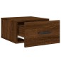 vidaXL Wand-Nachttisch Braun Eichen-Optik 35x35x20 cm vidaXL Wand-Nachttisch Braun Eichen-Optik 35x35x20 cm