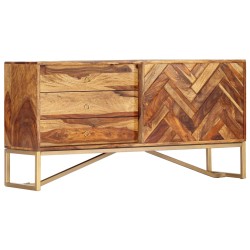 vidaXL Sideboard 118 x 30 x 60 cm Massivholz 