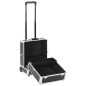 vidaXL Kosmetikkoffer 35×29×45 cm Schwarz Aluminium vidaXL Kosmetikkoffer 35×29×45 cm Schwarz Aluminium