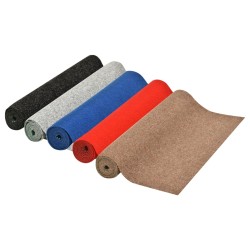 vidaXL Kunstrasen mit Noppen 3x1,33 m Grau