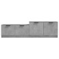 vidaXL TV-Schrank Betongrau 158,5x36x45 cm Holzwerkstoff vidaXL TV-Schrank Betongrau 158,5x36x45 cm Holzwerkstoff