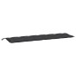 Gartenbank-Auflage Schwarz 200x50x7 cm Oxford-Gewebe Gartenbank-Auflage Schwarz 200x50x7 cm Oxford-Gewebe