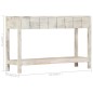 vidaXL Konsolentisch 120 x 35 x 75 cm Massivholz Mango vidaXL Konsolentisch 120 x 35 x 75 cm Massivholz Mango