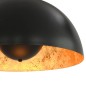 vidaXL Deckenleuchten 2 Stk. Schwarz und Gold Halbkugelförmig 40cm E27 vidaXL Deckenleuchten 2 Stk. Schwarz und Gold Halbkugelförmig 40cm E27