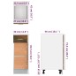 vidaXL Unterschrank mit Schublade Räuchereiche 30x46x81,5 cm vidaXL Unterschrank mit Schublade Räuchereiche 30x46x81,5 cm