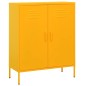 vidaXL Lagerschrank Senfgelb 80x35x101,5 cm Stahl vidaXL Lagerschrank Senfgelb 80x35x101,5 cm Stahl