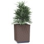 vidaXL Pflanzkübel 4 Stk. Braun 30x30x37 cm Polypropylen vidaXL Pflanzkübel 4 Stk. Braun 30x30x37 cm Polypropylen