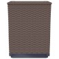 vidaXL Pflanzkübel 4 Stk. Braun 30x30x37 cm Polypropylen vidaXL Pflanzkübel 4 Stk. Braun 30x30x37 cm Polypropylen