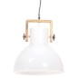 vidaXL Hängelampe Industriestil 25 W Weiß Rund 40 cm E27 vidaXL Hängelampe Industriestil 25 W Weiß Rund 40 cm E27