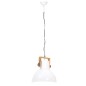 vidaXL Hängelampe Industriestil 25 W Weiß Rund 40 cm E27 vidaXL Hängelampe Industriestil 25 W Weiß Rund 40 cm E27