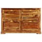 vidaXL Schuhschrank 140 x 35 x 90 cm Massivholz vidaXL Schuhschrank 140 x 35 x 90 cm Massivholz