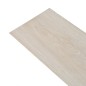 vidaXL PVC Laminat Dielen Selbstklebend 5,21m² 2mm Eiche Klassisch Weiß vidaXL PVC Laminat Dielen Selbstklebend 5,21m² 2mm Eiche Klassisch Weiß