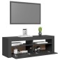 vidaXL TV-Schrank mit LED-Leuchten Grau 120x35x40 cm vidaXL TV-Schrank mit LED-Leuchten Grau 120x35x40 cm