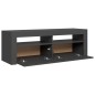 vidaXL TV-Schrank mit LED-Leuchten Grau 120x35x40 cm vidaXL TV-Schrank mit LED-Leuchten Grau 120x35x40 cm