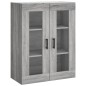 vidaXL Wandschränke 2 Stk. Grau Sonoma Holzwerkstoff vidaXL Wandschränke 2 Stk. Grau Sonoma Holzwerkstoff