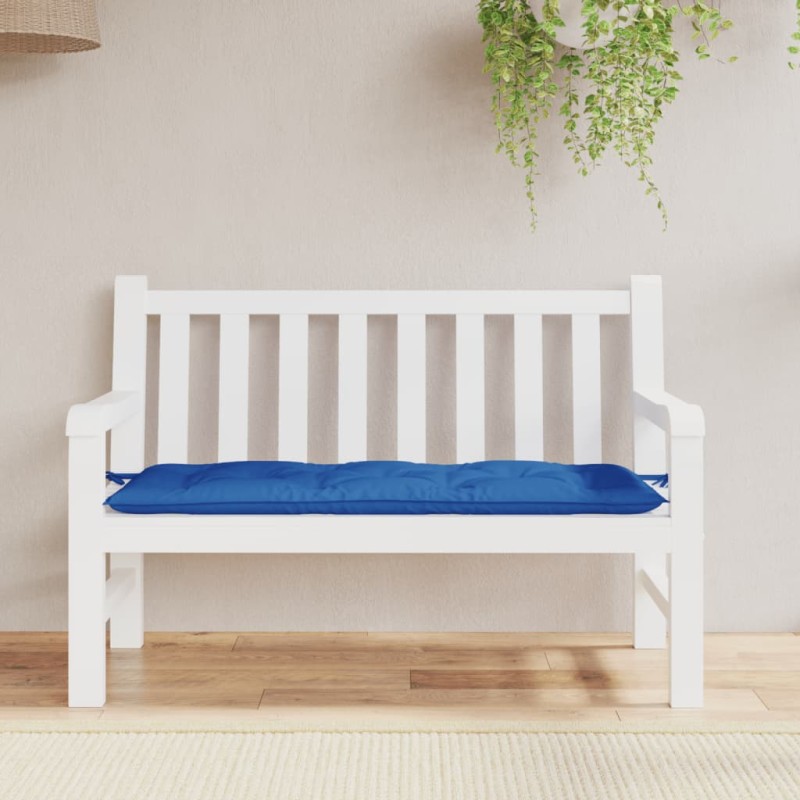 Gartenbank-Auflage Blau 120x50x7 cm Oxford-Gewebe Gartenbank-Auflage Blau 120x50x7 cm Oxford-Gewebe