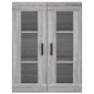 vidaXL Wandschränke 2 Stk. Grau Sonoma Holzwerkstoff vidaXL Wandschränke 2 Stk. Grau Sonoma Holzwerkstoff