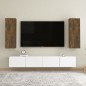 vidaXL TV-Schränke 2 Stk. Räuchereiche 30,5x30x90 cm Holzwerkstoff vidaXL TV-Schränke 2 Stk. Räuchereiche 30,5x30x90 cm Holzwerkstoff
