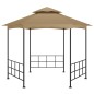 vidaXL Pavillon mit Seitenwänden 3,1x2,7 m Taupe vidaXL Pavillon mit Seitenwänden 3,1x2,7 m Taupe