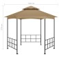 vidaXL Pavillon mit Seitenwänden 3,1x2,7 m Taupe vidaXL Pavillon mit Seitenwänden 3,1x2,7 m Taupe