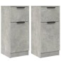 vidaXL Sideboards 2 Stk. Betongrau 30x30x70 cm Holzwerkstoff vidaXL Sideboards 2 Stk. Betongrau 30x30x70 cm Holzwerkstoff
