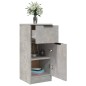vidaXL Sideboards 2 Stk. Betongrau 30x30x70 cm Holzwerkstoff vidaXL Sideboards 2 Stk. Betongrau 30x30x70 cm Holzwerkstoff