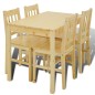Esstisch Holztisch mit 4 Holzstühlen Esszimmerset Essgruppe Esstisch Holztisch mit 4 Holzstühlen Esszimmerset Essgruppe