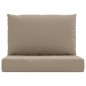 Palettenkissen 2-tlg. Taupe Oxford-Gewebe Palettenkissen 2-tlg. Taupe Oxford-Gewebe