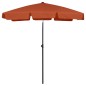 vidaXL Strandschirm Terracotta-Rot 180x120 cm vidaXL Strandschirm Terracotta-Rot 180x120 cm