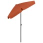 vidaXL Strandschirm Terracotta-Rot 180x120 cm vidaXL Strandschirm Terracotta-Rot 180x120 cm