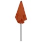 vidaXL Strandschirm Terracotta-Rot 180x120 cm vidaXL Strandschirm Terracotta-Rot 180x120 cm