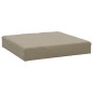 Palettenkissen 2-tlg. Taupe Oxford-Gewebe Palettenkissen 2-tlg. Taupe Oxford-Gewebe
