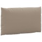 Palettenkissen 2-tlg. Taupe Oxford-Gewebe Palettenkissen 2-tlg. Taupe Oxford-Gewebe