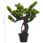vidaXL Künstlicher Bonsai Pinus mit Topf 70 cm Grün 