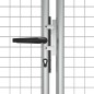 vidaXL Gartentor Verzinkter Stahl 415 x 175 cm Silbern vidaXL Gartentor Verzinkter Stahl 415 x 175 cm Silbern