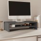 vidaXL Monitorständer Grau 50x24x13 cm Massivholz Kiefer vidaXL Monitorständer Grau 50x24x13 cm Massivholz Kiefer