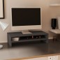 vidaXL Monitorständer Grau 50x24x13 cm Massivholz Kiefer vidaXL Monitorständer Grau 50x24x13 cm Massivholz Kiefer