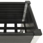vidaXL Garten-Hochbeet mit Ablage 200x50x90 cm WPC Grau vidaXL Garten-Hochbeet mit Ablage 200x50x90 cm WPC Grau