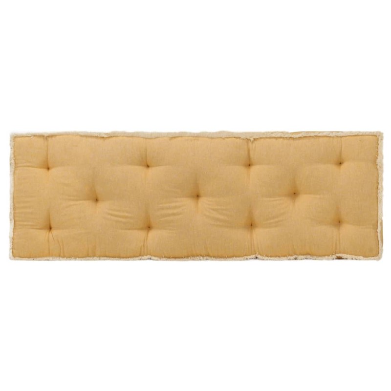 Palettensofa-Kissen Gelb 120x40x7 cm Palettensofa-Kissen Gelb 120x40x7 cm