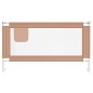 vidaXL Kleinkind-Bettschutzgitter Taupe 150x25 cm Stoff vidaXL Kleinkind-Bettschutzgitter Taupe 150x25 cm Stoff