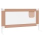 vidaXL Kleinkind-Bettschutzgitter Taupe 150x25 cm Stoff vidaXL Kleinkind-Bettschutzgitter Taupe 150x25 cm Stoff