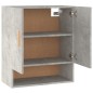 vidaXL Wandschrank Betongrau 60x31x70 cm Holzwerkstoff vidaXL Wandschrank Betongrau 60x31x70 cm Holzwerkstoff