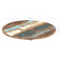 vidaXL Tischplatte Rund 40 cm 25-27 mm Altholz Massiv vidaXL Tischplatte Rund 40 cm 25-27 mm Altholz Massiv
