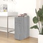 vidaXL Apothekerschrank Grau Sonoma 20x45,5x60 cm Holzwerkstoff vidaXL Apothekerschrank Grau Sonoma 20x45,5x60 cm Holzwerkstoff