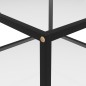vidaXL Couchtisch Transparent 60x60x35 cm Hartglas vidaXL Couchtisch Transparent 60x60x35 cm Hartglas