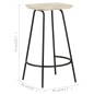vidaXL Barhocker 2 Stk. Mango Massivholz vidaXL Barhocker 2 Stk. Mango Massivholz