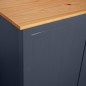 vidaXL Kleiderschrank mit 2 Türen Hill Grau 89x50x170 cm Kiefernholz vidaXL Kleiderschrank mit 2 Türen Hill Grau 89x50x170 cm Kiefernholz