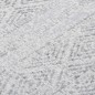 vidaXL Teppich Hellgrau 160x230 cm Baumwolle vidaXL Teppich Hellgrau 160x230 cm Baumwolle